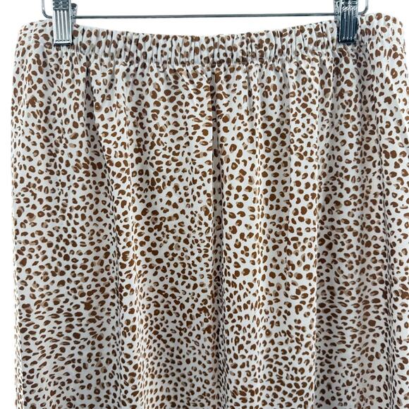 J. Crew Cheetah Animal Printed Bias Slip Skirt Midi Skirt 2024 Size Medium - Picture 4 of 9